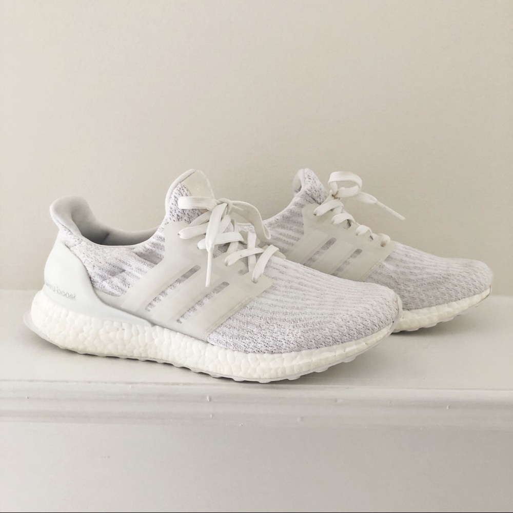 ☁️ ADIDAS Triple White Ultraboost Shoes ☁️